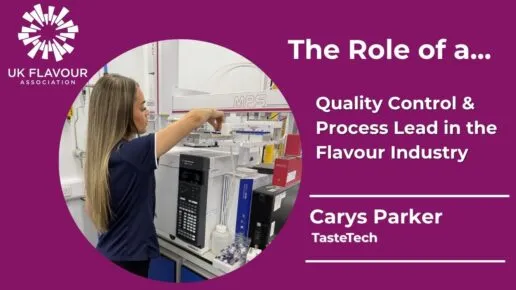 Carys Parker, Quality and Process lead at TasteTech